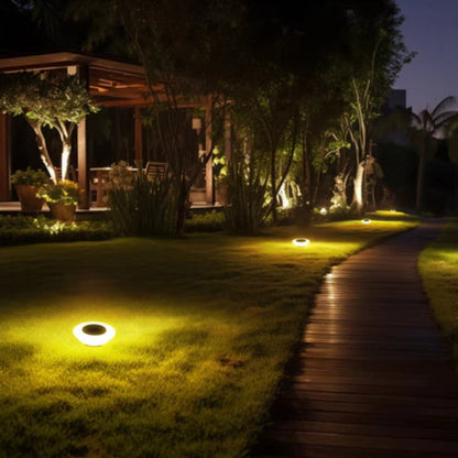 Solar Ground Lights – Waterproof LED Outdoor Lighting for Garden & Driveway 4