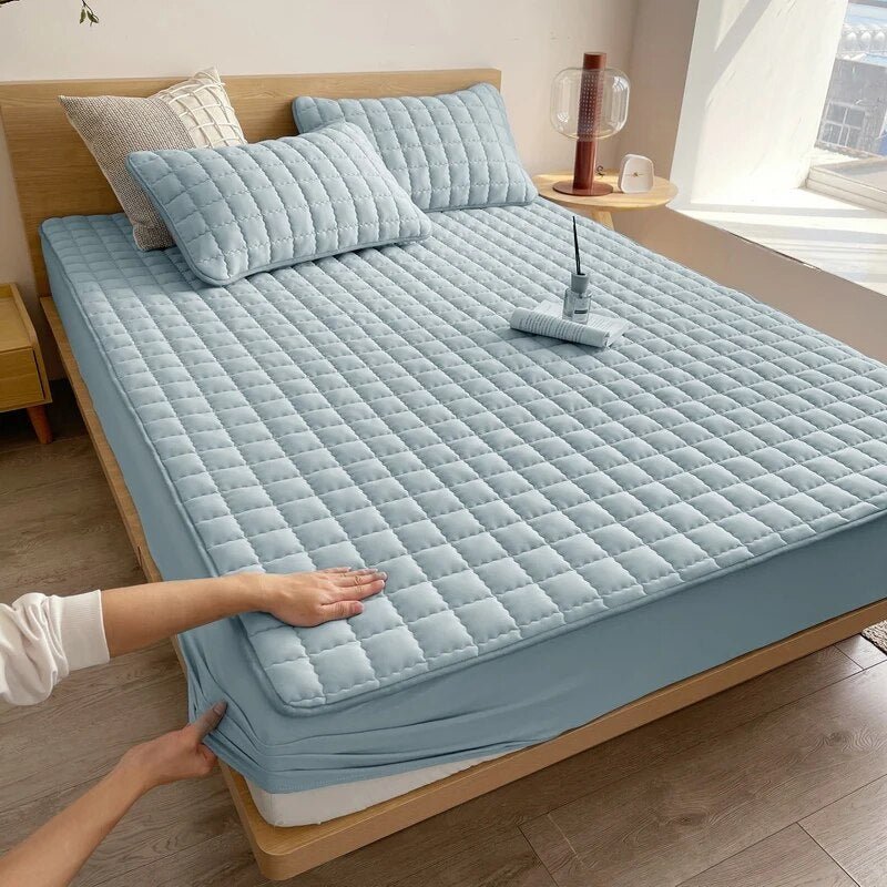 Breathable Mattress Protector with Liquid Repellent and Allergen Barrier – Soft Polyester Blend 5