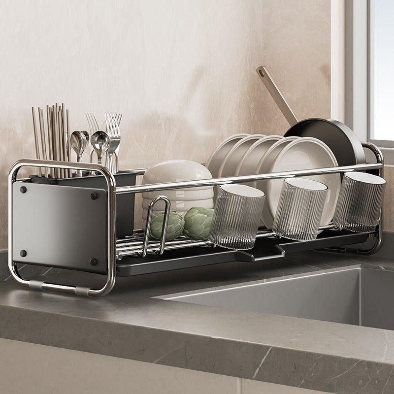 Dish Bowl Cup Drying Rack - Space-Saving Kitchen Organizer 1
