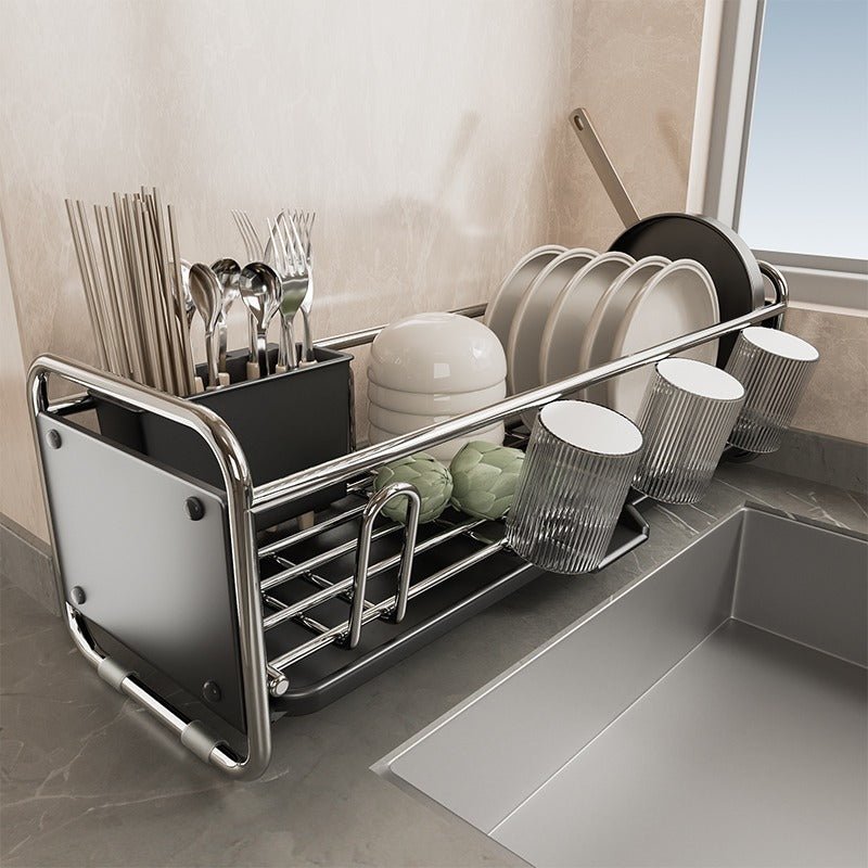Dish Bowl Cup Drying Rack - Space-Saving Kitchen Organizer 2
