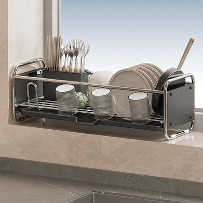 Dish Bowl Cup Drying Rack - Space-Saving Kitchen Organizer 4