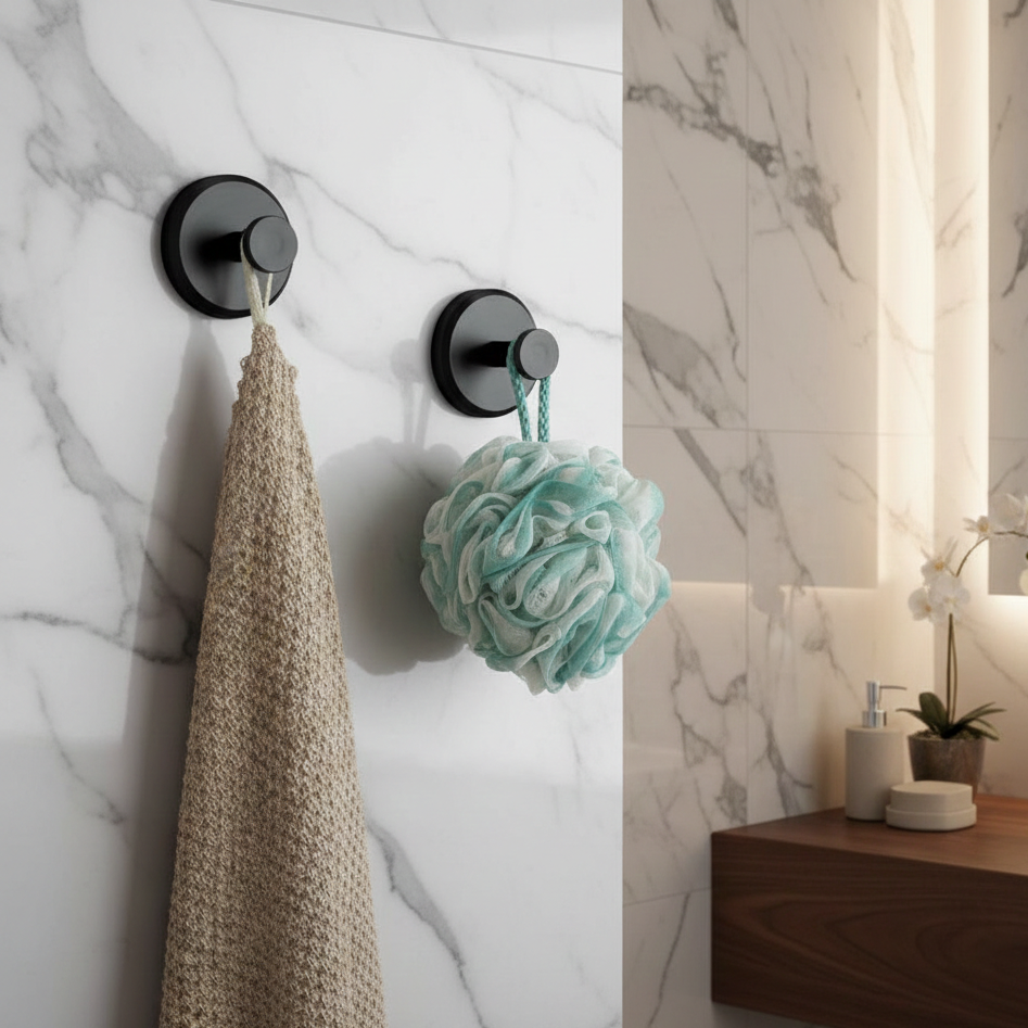 Heavy Duty Suction Cup Hooks - Strong, Tool-Free Storage Solution 3
