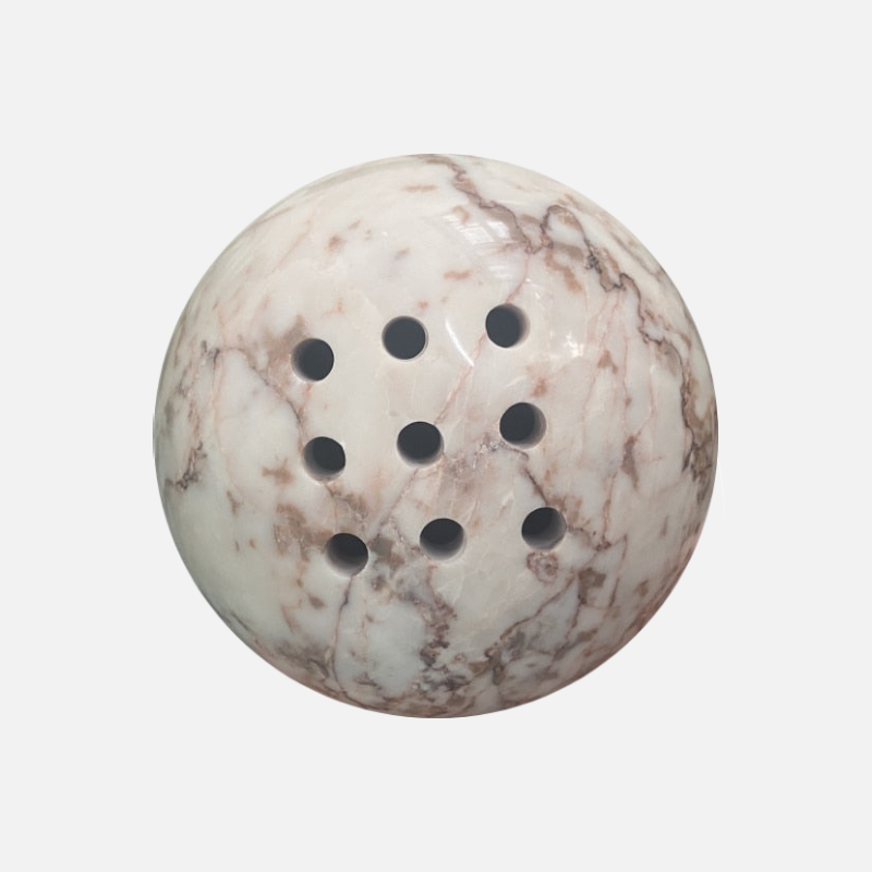 Natural Marble and Travertine Incense Burner with 9 Holes – Eco-Friendly Aromatic Incense Holder for Relaxation 10