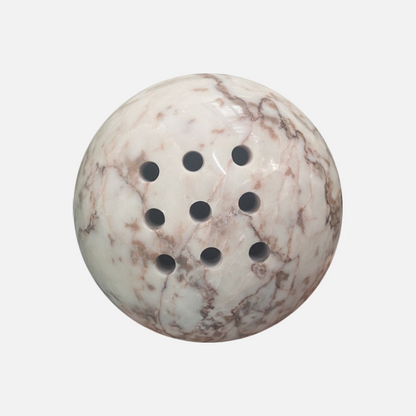 Natural Marble and Travertine Incense Burner with 9 Holes – Eco-Friendly Aromatic Incense Holder for Relaxation 10
