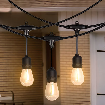 Outdoor LED String Lights - IP65 Waterproof Patio Lights for Decor 0