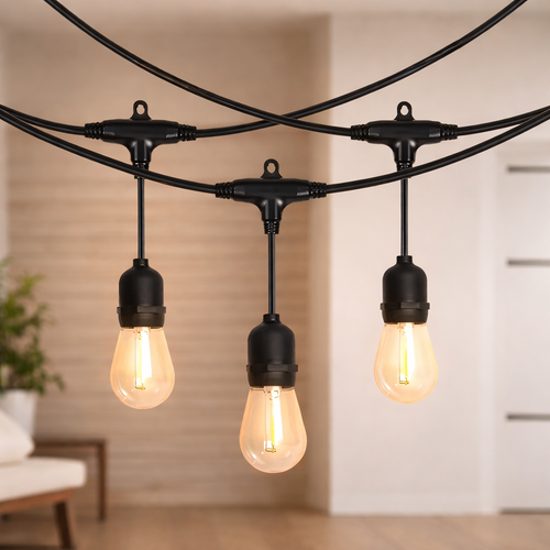 Outdoor LED String Lights - IP65 Waterproof Patio Lights for Decor 0