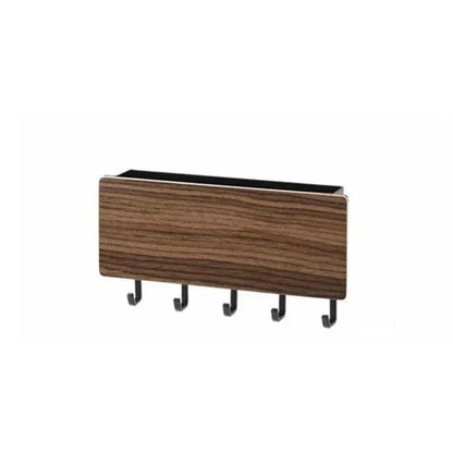 Wall-Mounted Key and Mail Organizer - Stylish and Space-Saving Design 0