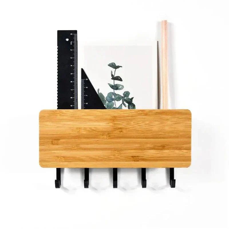 Wall-Mounted Key and Mail Organizer - Stylish and Space-Saving Design 6